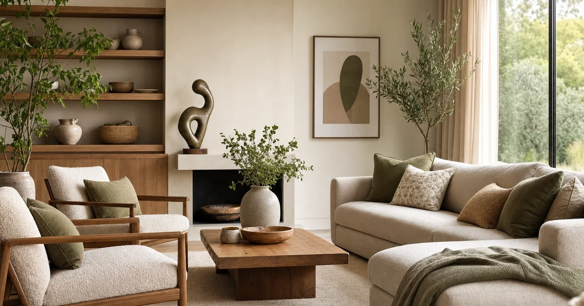 A calm contemporary living room